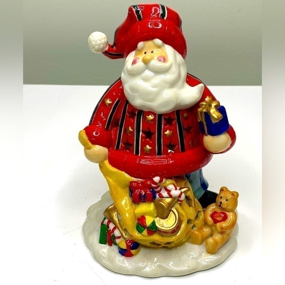 Ceramic Santa Tea Light Holder